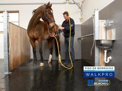 Piso de Borracha para Equinos Belmondo Walkpro Weizur